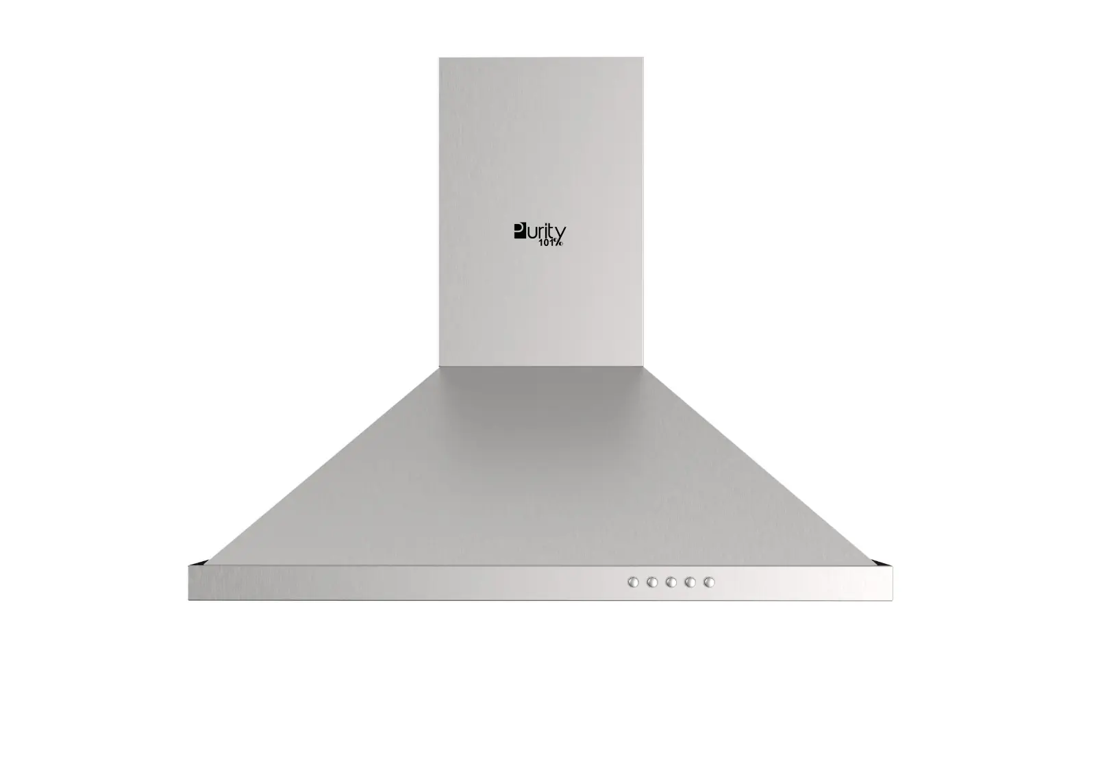 Purity Roma Kitchen Hood 650 m3/h 3 Speeds 60 cm Silver Turkish
