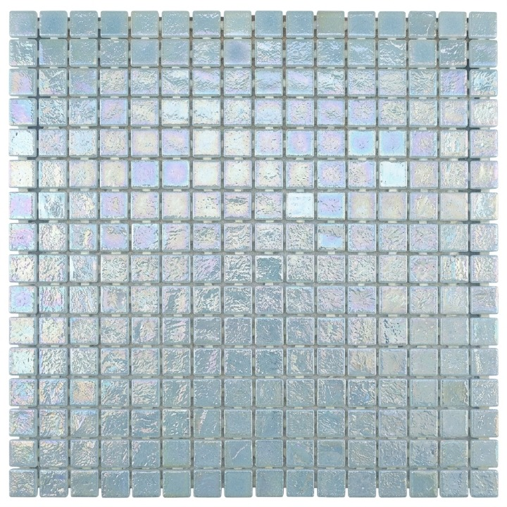Euro Arab Spanish Sheet Pearl 201 DOT Swimming Pool Mosaic 31.5 × 46 cm - Light Blue 2.0286
