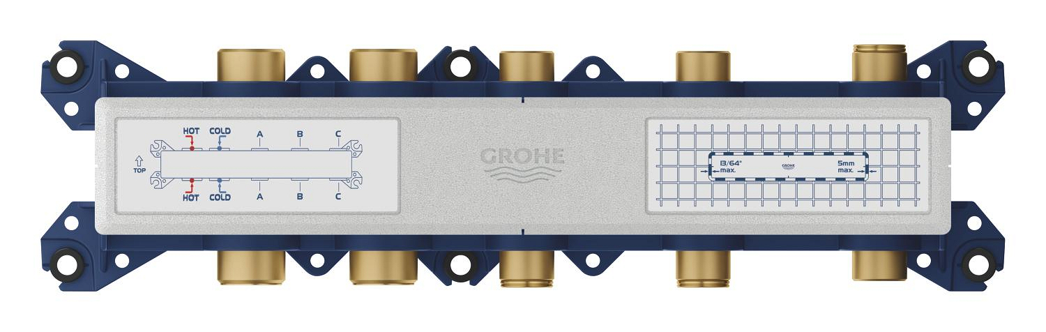 Grohe concealed body for Aqua 3 bath mixer tap 1068690000