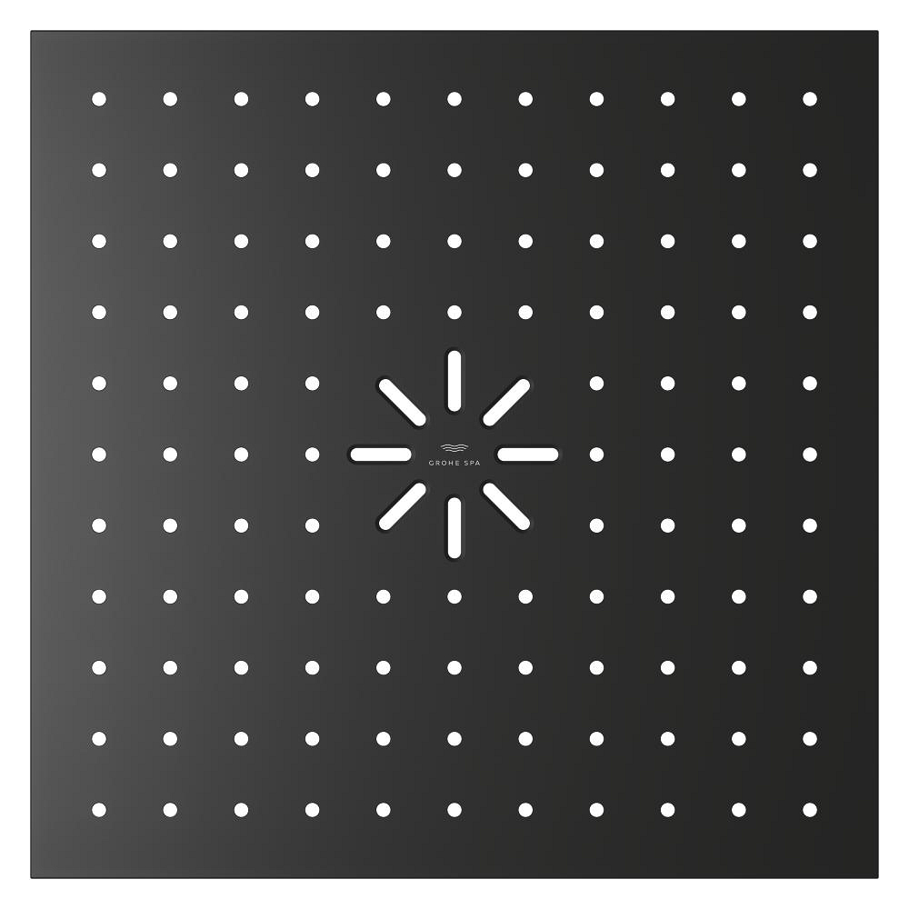 Grohe Aqua Ceiling Shower head set 2 sprays Square Phantom Black 104987KF00