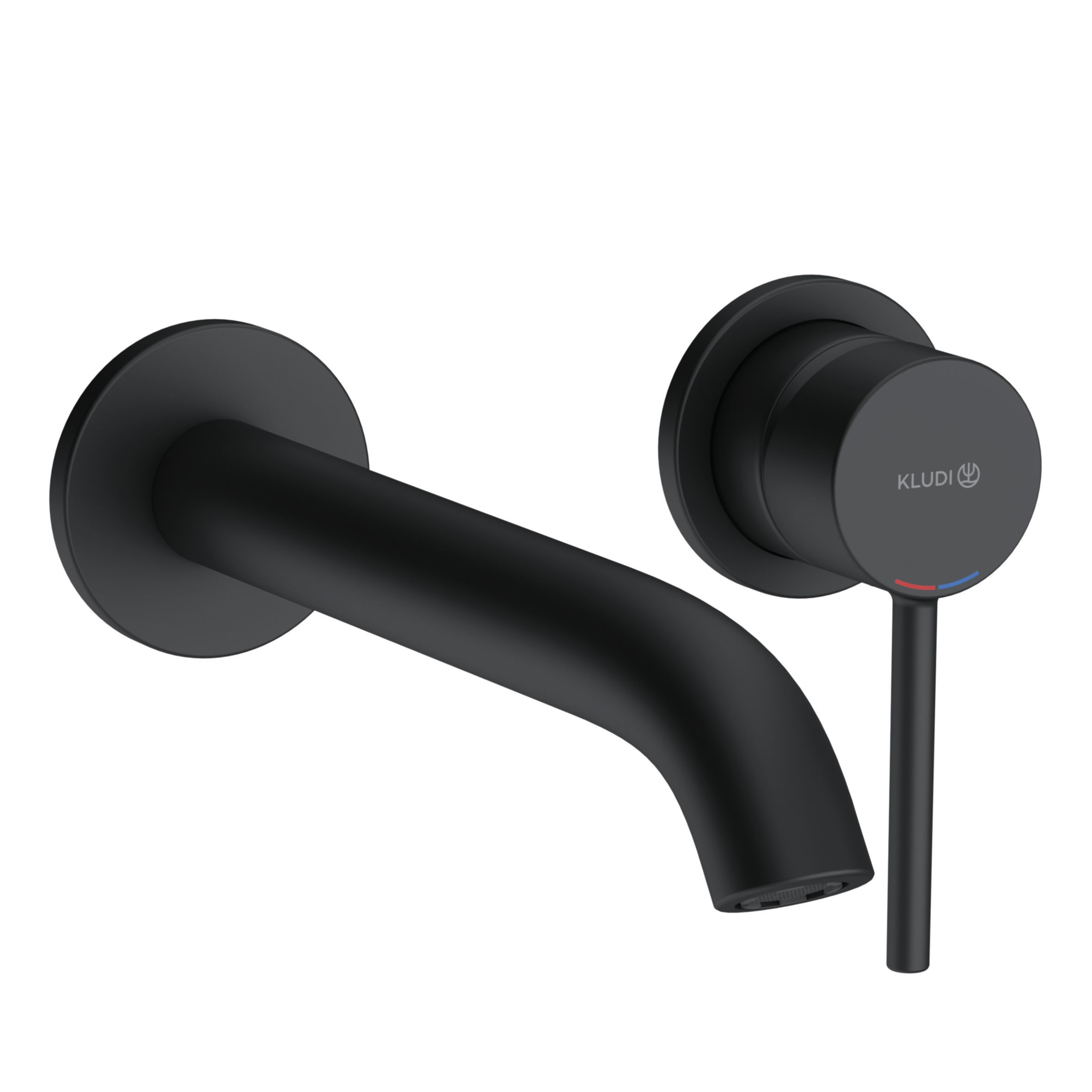 KLUDI RAK Bathtub Concealed Mixer 23 cm Matte Black 382453976 GER