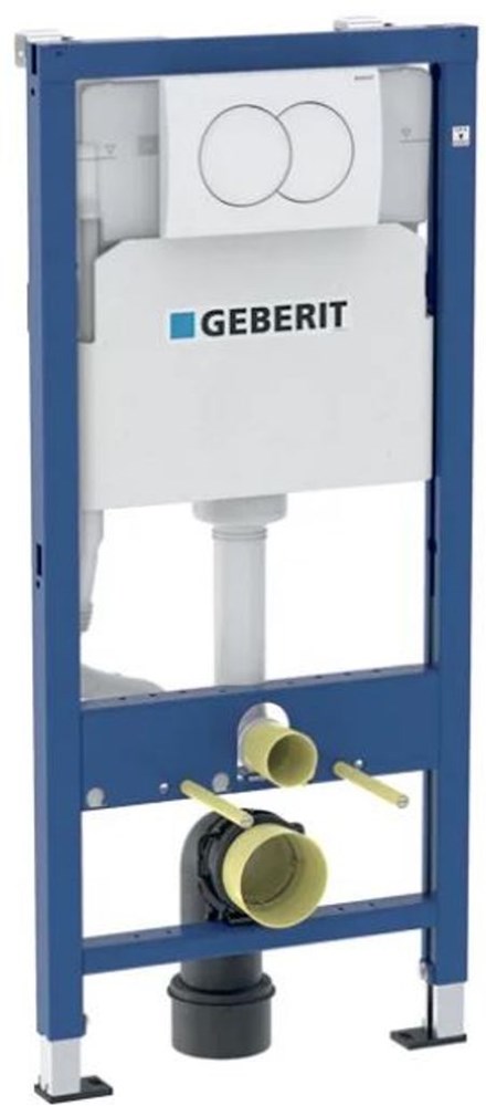Geberit Duofix Alpha Concealed Cistern with Full Chassis 12 cm 458.233.00.3