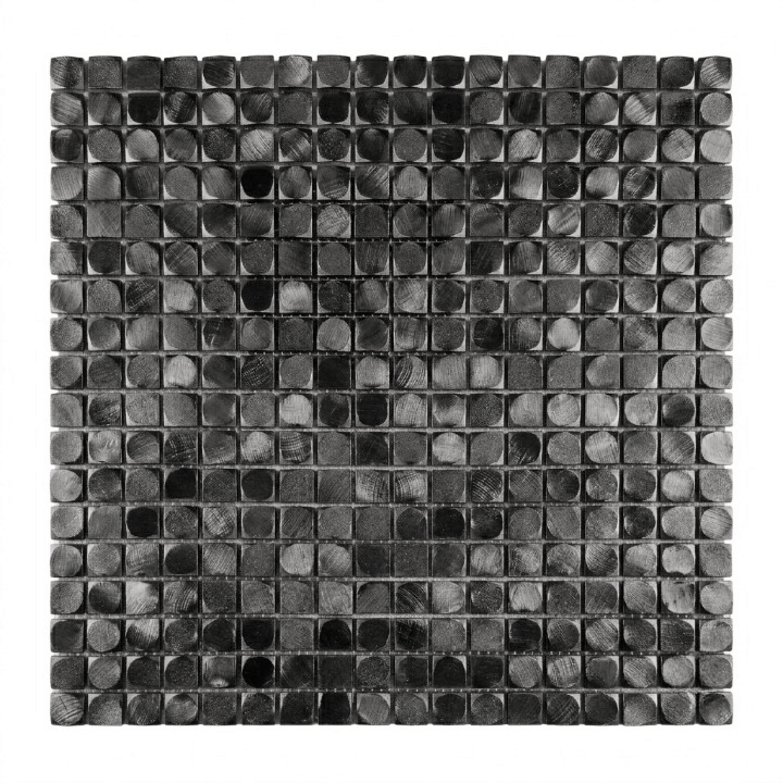 Beroia Chinese Aluminum Sheet Night Paris 207 Mosaic 30 × 30 cm - Black