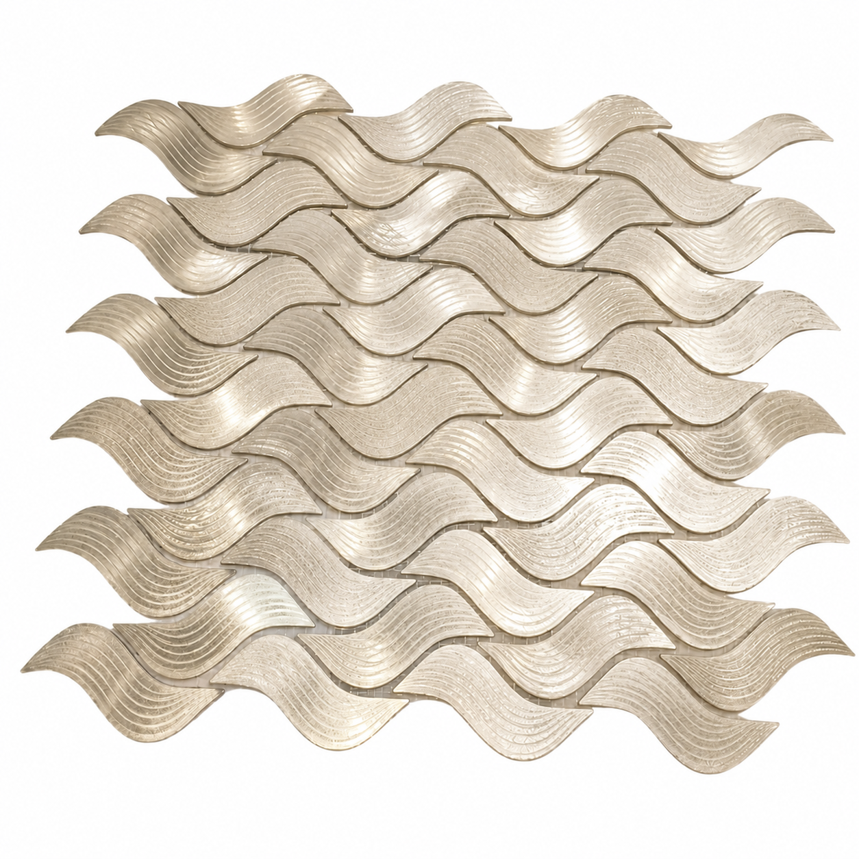 Beroia Chinese Aluminum Sheet Night Paris 20-03 Mosaic 29.2 × 30.8 cm - Champagne