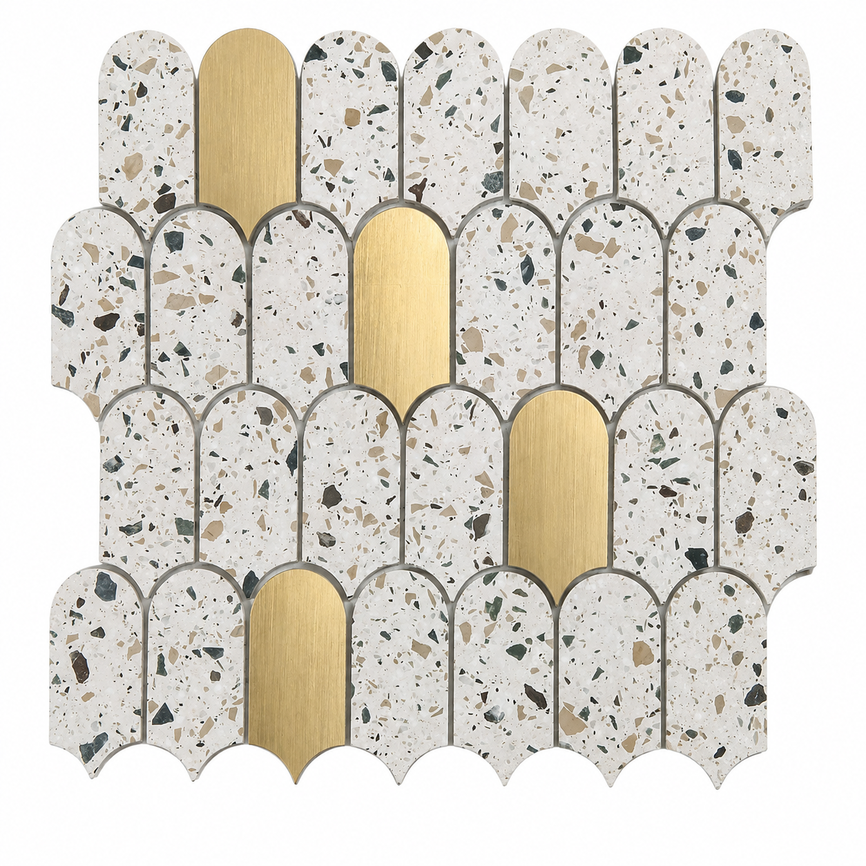 Beroia Chinese Artificial Marble Sheet Venice 304 Mosaic 31.5 × 34.5 cm
