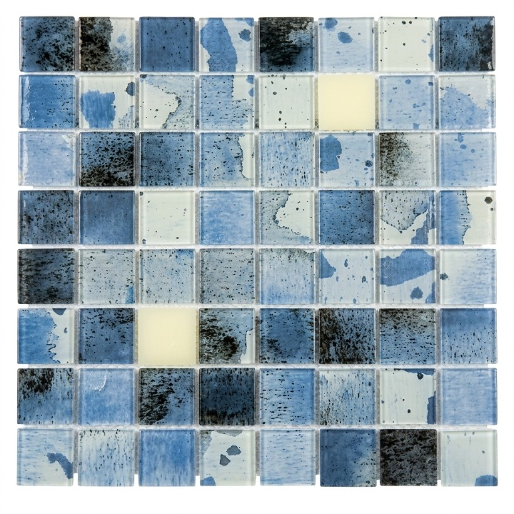 Beroia Chinese Glass Sheet NG 36-03 Swimming Pool Mosaic 30.4 × 30.4 cm