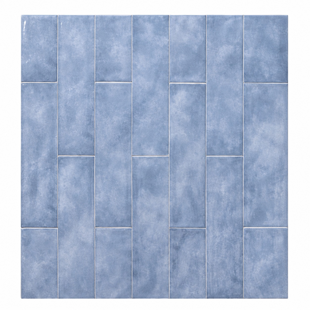 Gemma Ceramic Wall Tile 7.5 x 30 cm Blue 1.125 - 1st Choice