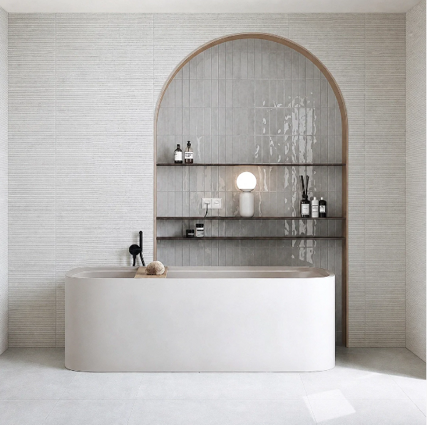Gemma Ceramic Wall Tile 7.5 x 30 cm White 1.125 - 1st Choice