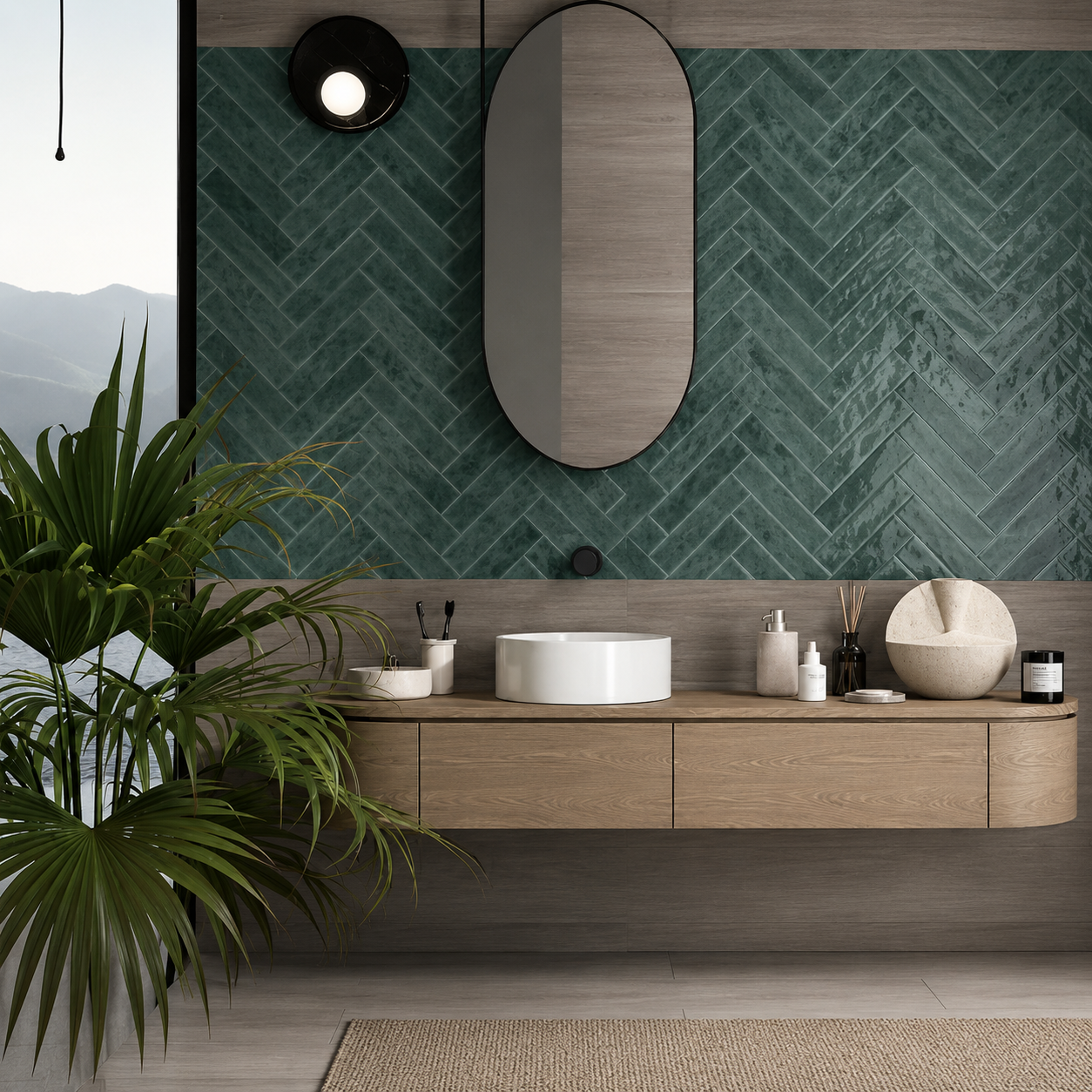الجوهره سيراميك جيم ح 7.5 × 30 سم جرين 1.125 فرز 1