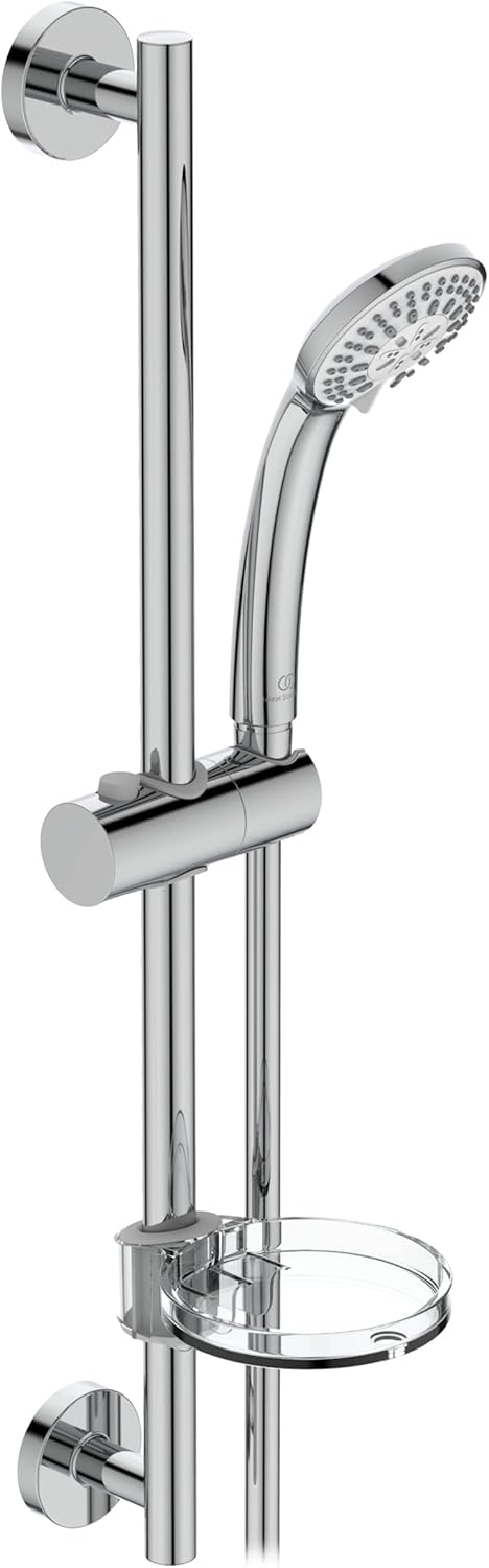 Ideal Standard Idealrain Shower Set 600 MM with Uni-Functional Hand Shower 80 MM Chrome B 9501AA