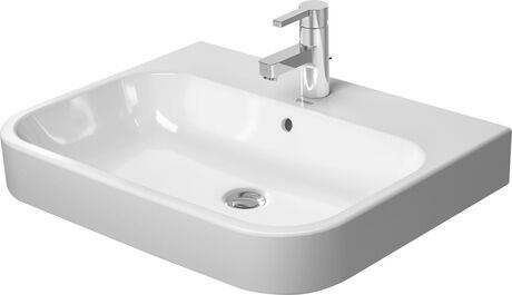 Duravit Happy D.2 Furniture basin 50.5 × 65 cm White, with tap hole 2318650000