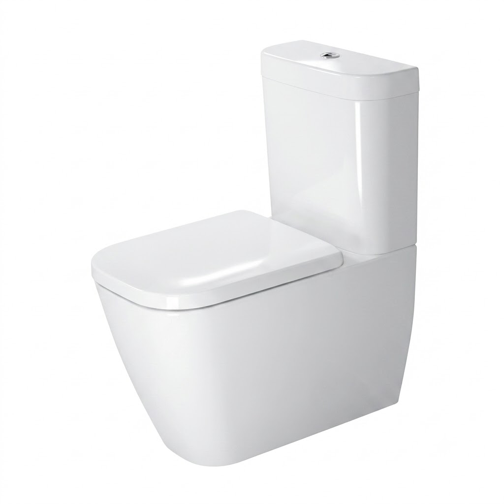 Duravit Happy D.2 Combination Wall-mounted Toilet with Seat & Cover and Cistern White