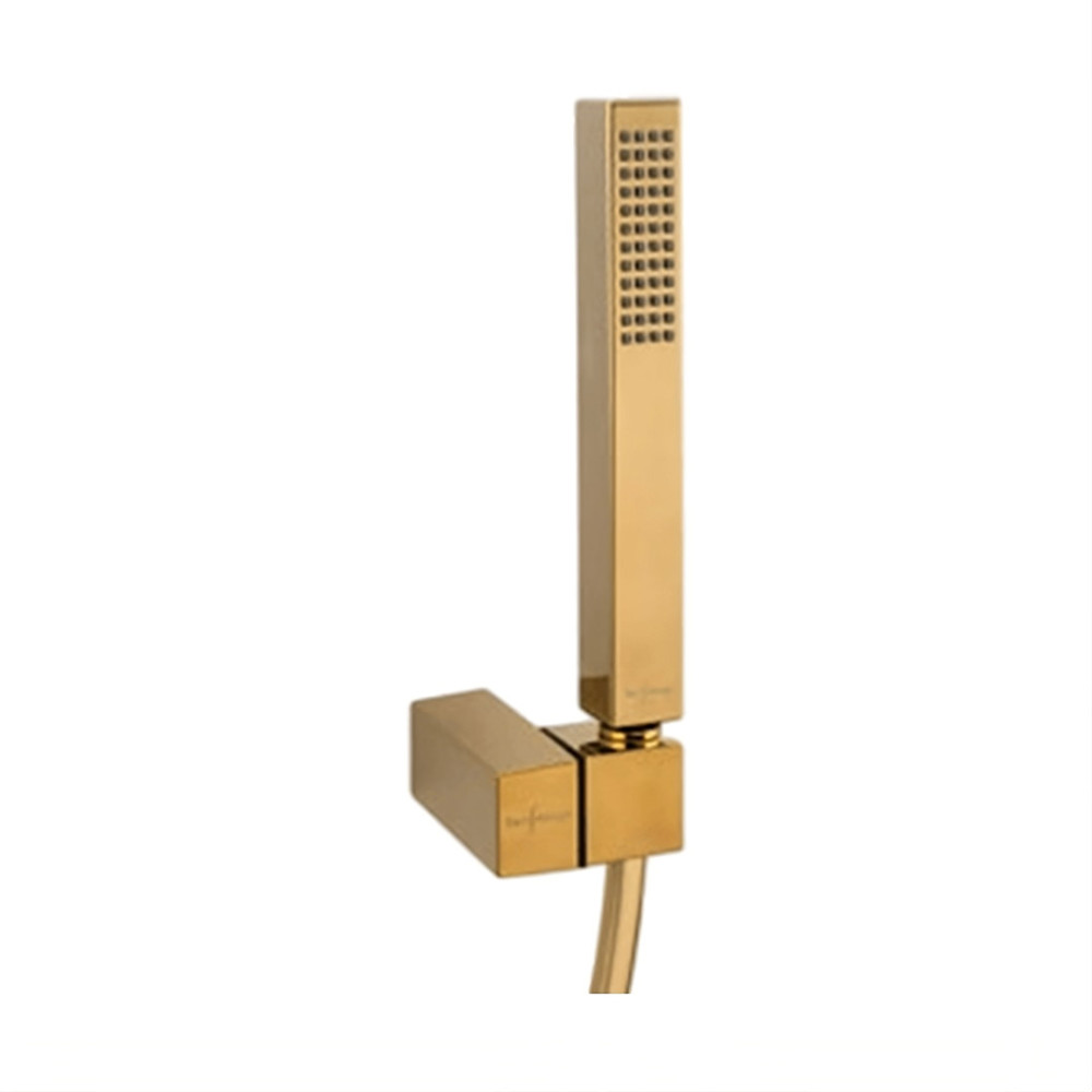 Sarrdesin Jarun Shower Set Square - Glossy Gold