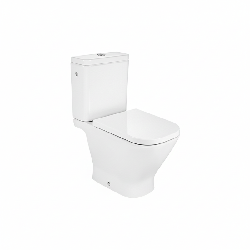 Roca Gap Combination Toilet with Soft Close Seat and Tank White